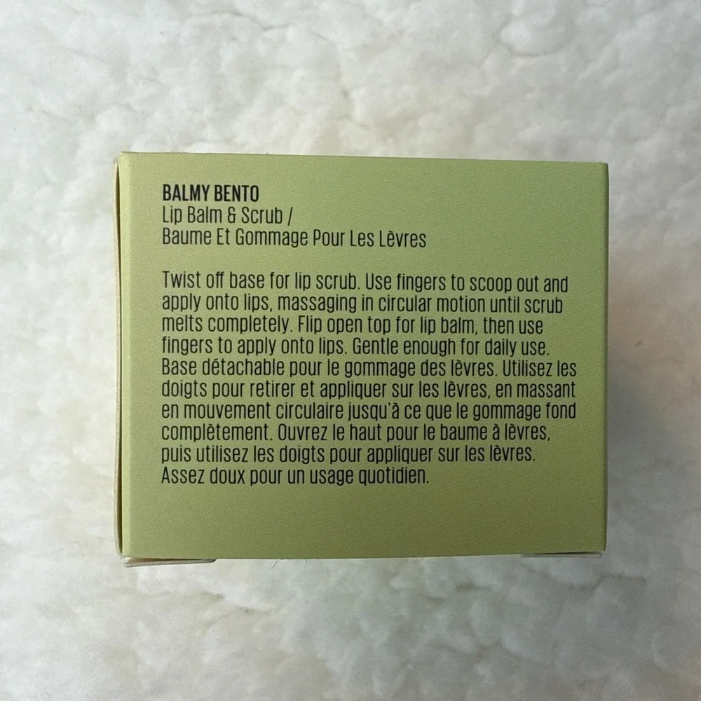 KAJA KOREAN SKIN CARE - BALMY BENTO Lip Balm + Scrub  Pina Colada BRAND‎ NEW